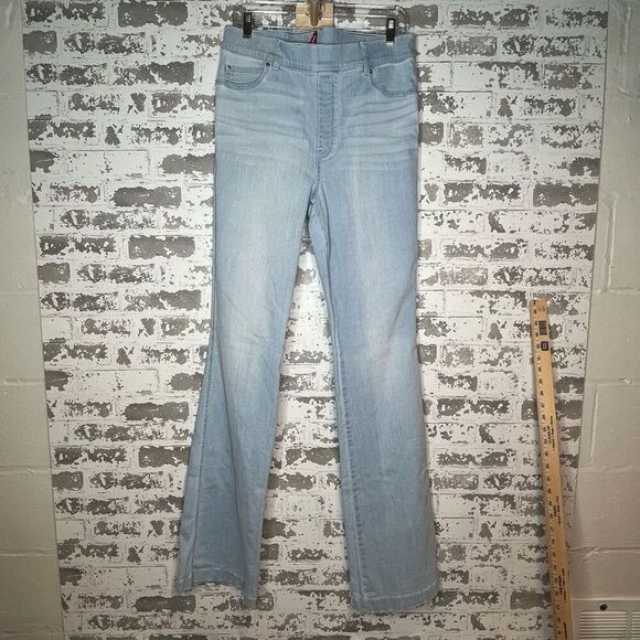 Spanx | women light wash flare denim jeans - Picture 9 of 11